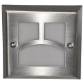 Highpoint Deck Lighting Moab Recessed Step Light - Brushed Stainless