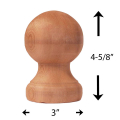Boise Ball Top - Dimensions