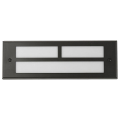 Mt. Evans Recessed Brick Light - Black