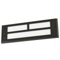 Mt. Evans Recessed Brick Light - Black
