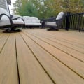 Optima Warm Cedar Decking Installed