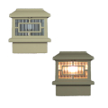Orion Flat Top LED Post Cap Light - Clay