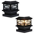 Orion Flat Top LED Post Cap Light - Black