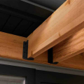 OZCO Ironwood 8&Prime;-10&Prime;  Joist Hanger Flush - Installed