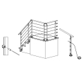 Prova Railing PA29 1/8" x 82" Steel Cable Illustration