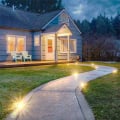 Dekor Paver Dot Lights On Sidewalk