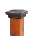 DekPro Effex Plateau Flat Post Cap - Hammered Bronze