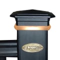 Timbertech 4x4 LED Post Cap Light Module Installed