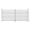 Tu-Step Prestige Aluminum Horizontal Baluster Railing Kit by DekPro - Level Kit