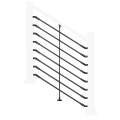 Tu-Step Prestige Aluminum Horizontal Baluster Railing Kit by DekPro - Stair Kit