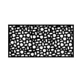 Privacy Rail River Rock Decorative Screen Panel