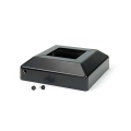 RailFX 2-Piece Aluminum Black Post Skirt