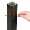 RailFX Surface Mount Cable Rail Corner Post - Installation