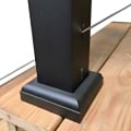 RailFX Oasis Cable Stair Post Plug Installed