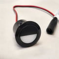 Black Recessed Riser Light With Trim Ring