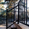 Urban Rail Stair Rail Installed
