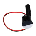 Flush Mount Riser Lights With Black Cover