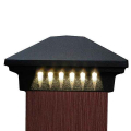 Rondi Pyramid Post Cap Light On Post