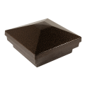 Dekor Rondi Pyramid Post Cap - Dark Copper Vein