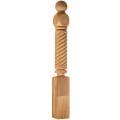 Rope Twist Ball Top Newel - Full Size