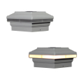 Saturn Anello LED Post Cap - White - 4"