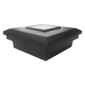 Dekor Savvy Solar Post Cap Light - Black