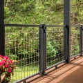 Trex Signature Mesh Railing Installed