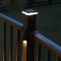 Trex Signature Post Cap Light Installed