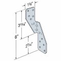 Simpson Strong-Tie Hurricane Tie H2.5AZ Dimensions