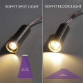 Soffit Spot Light vs Soffit Flood Light