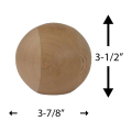 Sphere Finial 4" Dimensions