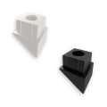 Standard Estate Baluster Connector - Black and White - Stairs
