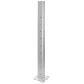 Surface Mount Corner Posts for Cable Rail by RailFX - Silver