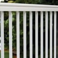 Impression Rail Express Classic Top Rail - White Installed