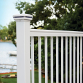 Timbertech/Azek Perimeter Light Post Cap - White Installed