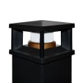 Timbertech Lantern Post Cap Light - 3" Impression Rail Express Black