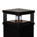 Timbertech Lantern Post Cap Light - 3" Classic Composite Matte Black