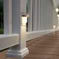 Timbertech Reversible Accent Light - Matte White Installed