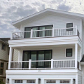 Timbertech Statement PVC Rail Kits With Round Aluminum Balusters Installed