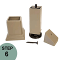 Step 6 | Adjustable Foot Blocks for Trex Transcend - Rope Swing