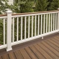 Trex Transcend White Rail and Baluster Kit Installed