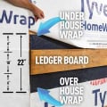 Trex Seal Sub-Ledger Flashing Tape Installed