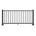 Trex Select Aluminum Rail Charcoal Black Panel Attached To Posts