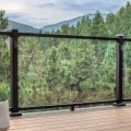 Trex Signature Glass Rail Kit - Installed