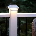Trex Solar Post Cap Light Installed