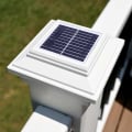 Trex Solar Post Cap Light Top View
