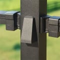 Trex Wedge Post Light Installed