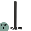 DekPro Prestige Commercial Aluminum Post - Black