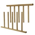 Prestige Aluminum Level Rail Kit by DekPro - Maple Cream