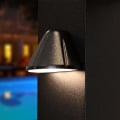 Magena Star Tear Drop Post Light - Installed